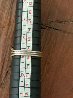*Native American Made*  Navajo Harold Smith:  Galaxy Onyx Ring