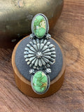 *Native American Made * Navajo Marita Benally:  Sonoran Crawler Ring with shield in Middle