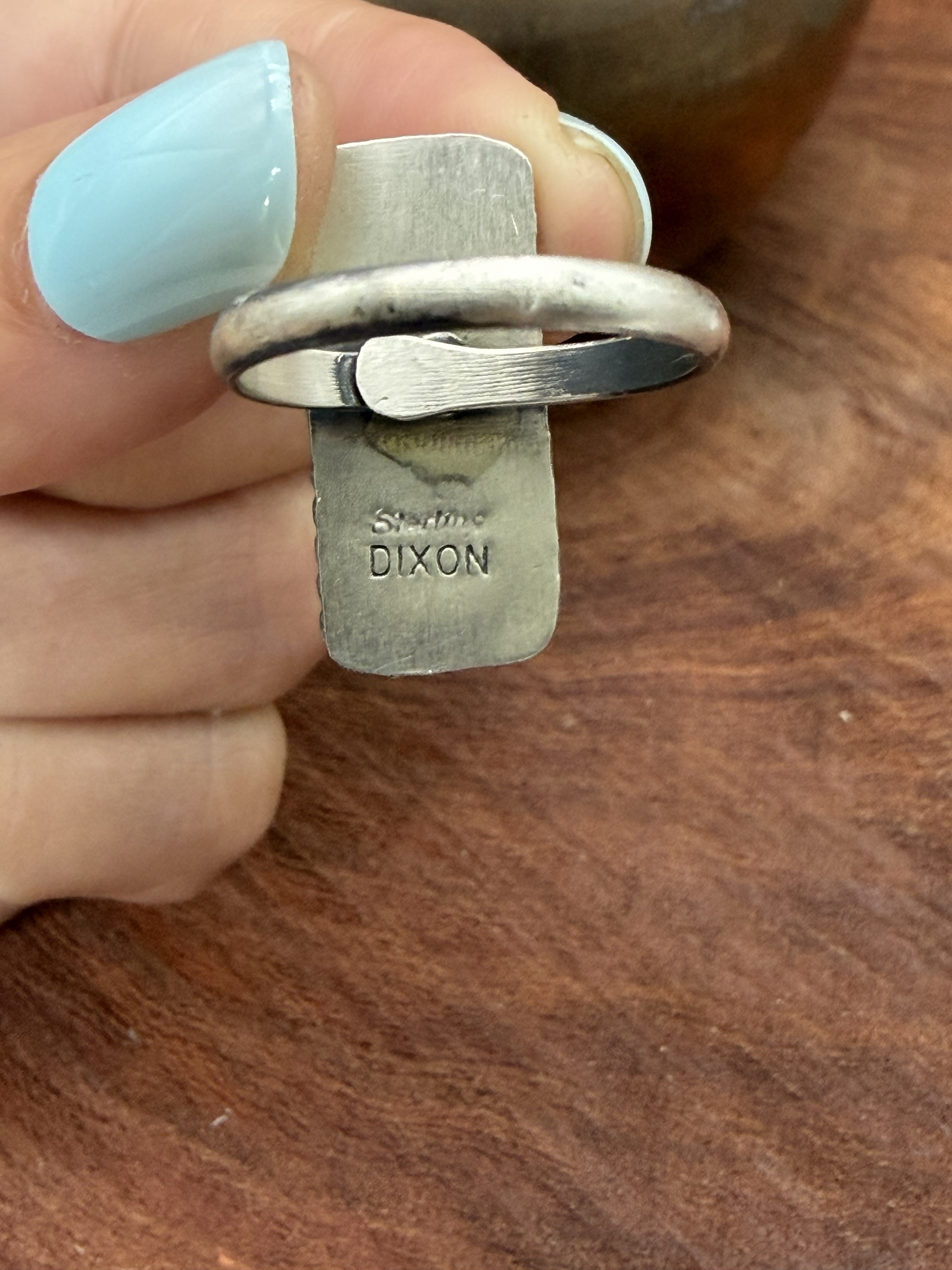 *Native American Made* Navajo Johnny Dixon:  Mine #8 Bar Ring
