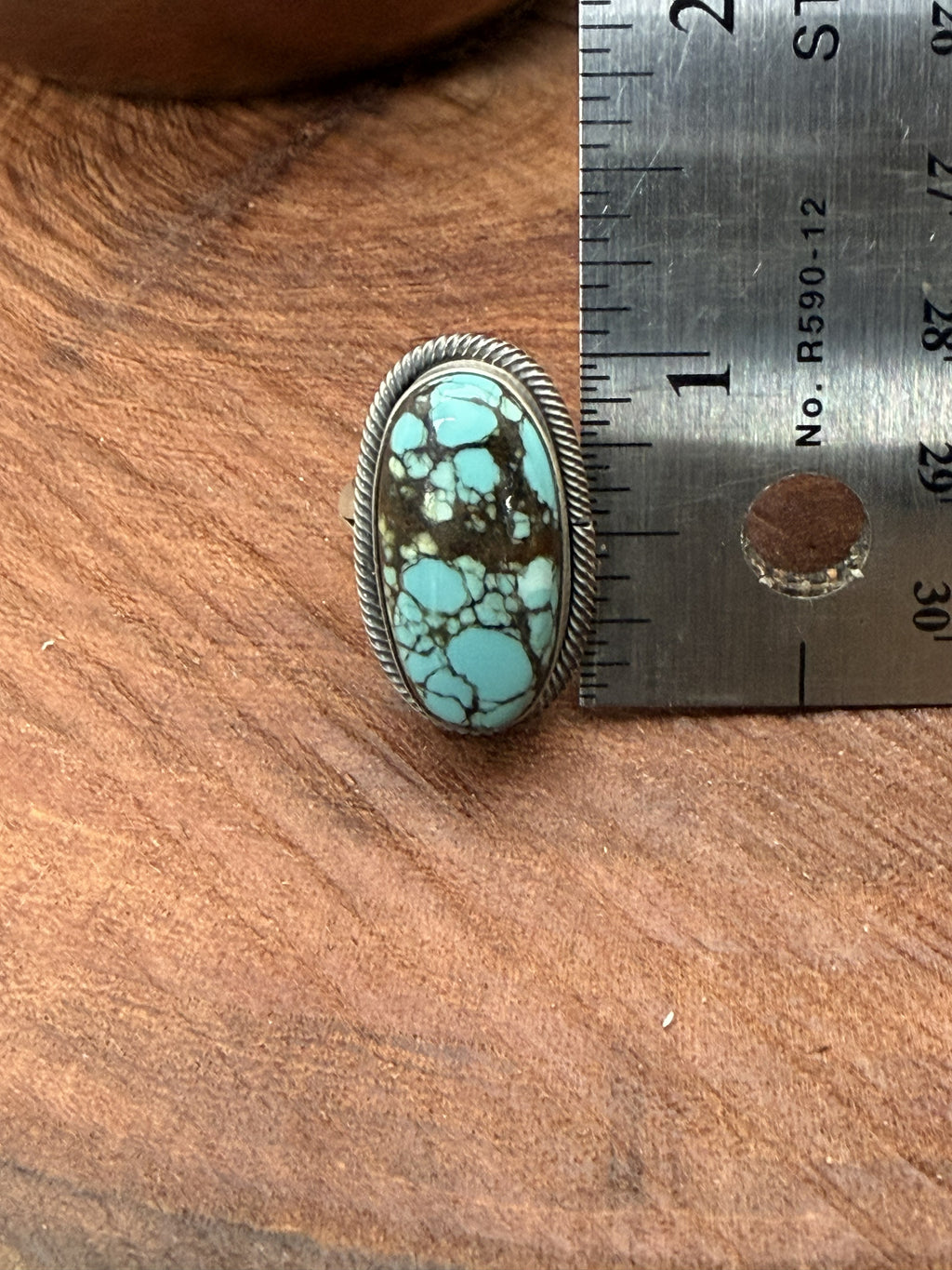 *Native American Made*  Navajo Scott Skeets:  Kingman Oval Ring