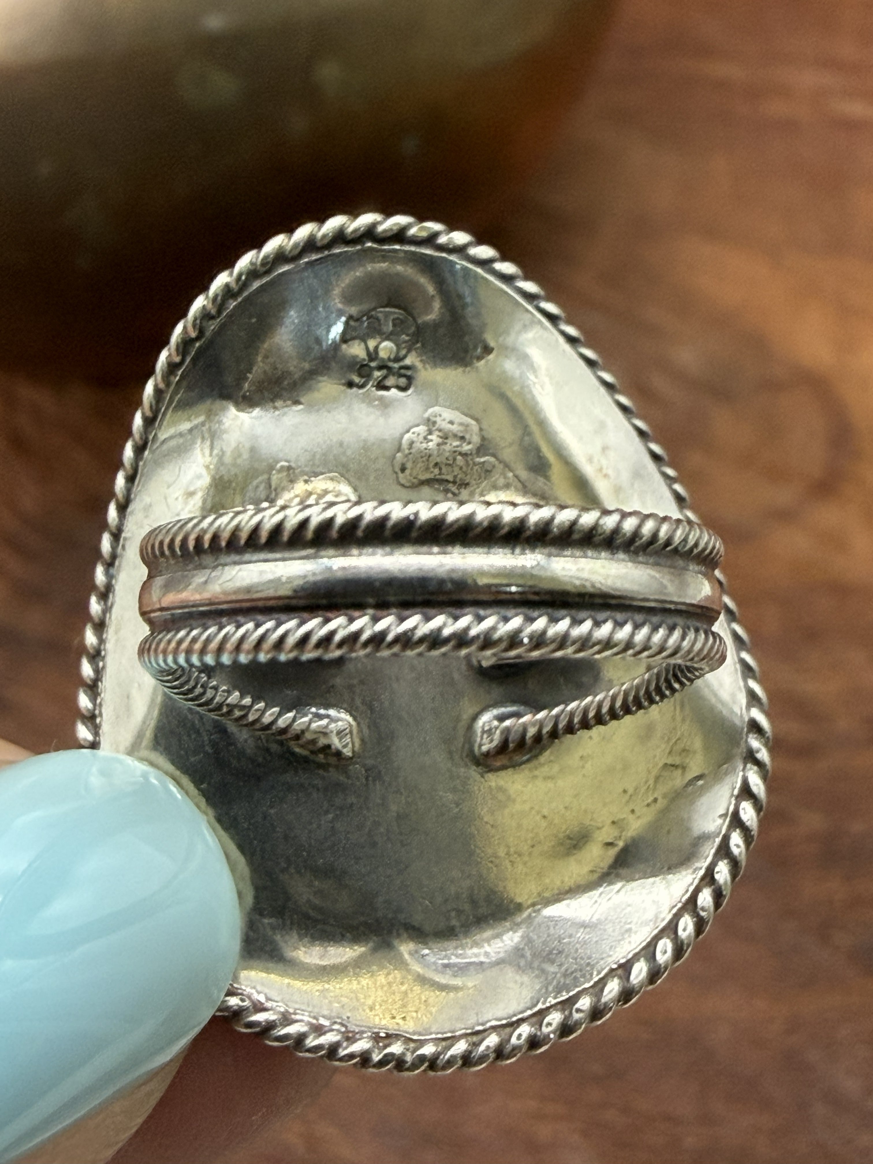 *Native American Made*  Navajo Bobby Platero Cowboy Hat Ring