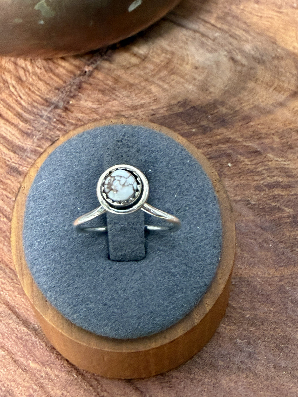 Sterling Silver Wild Horse Round Ring