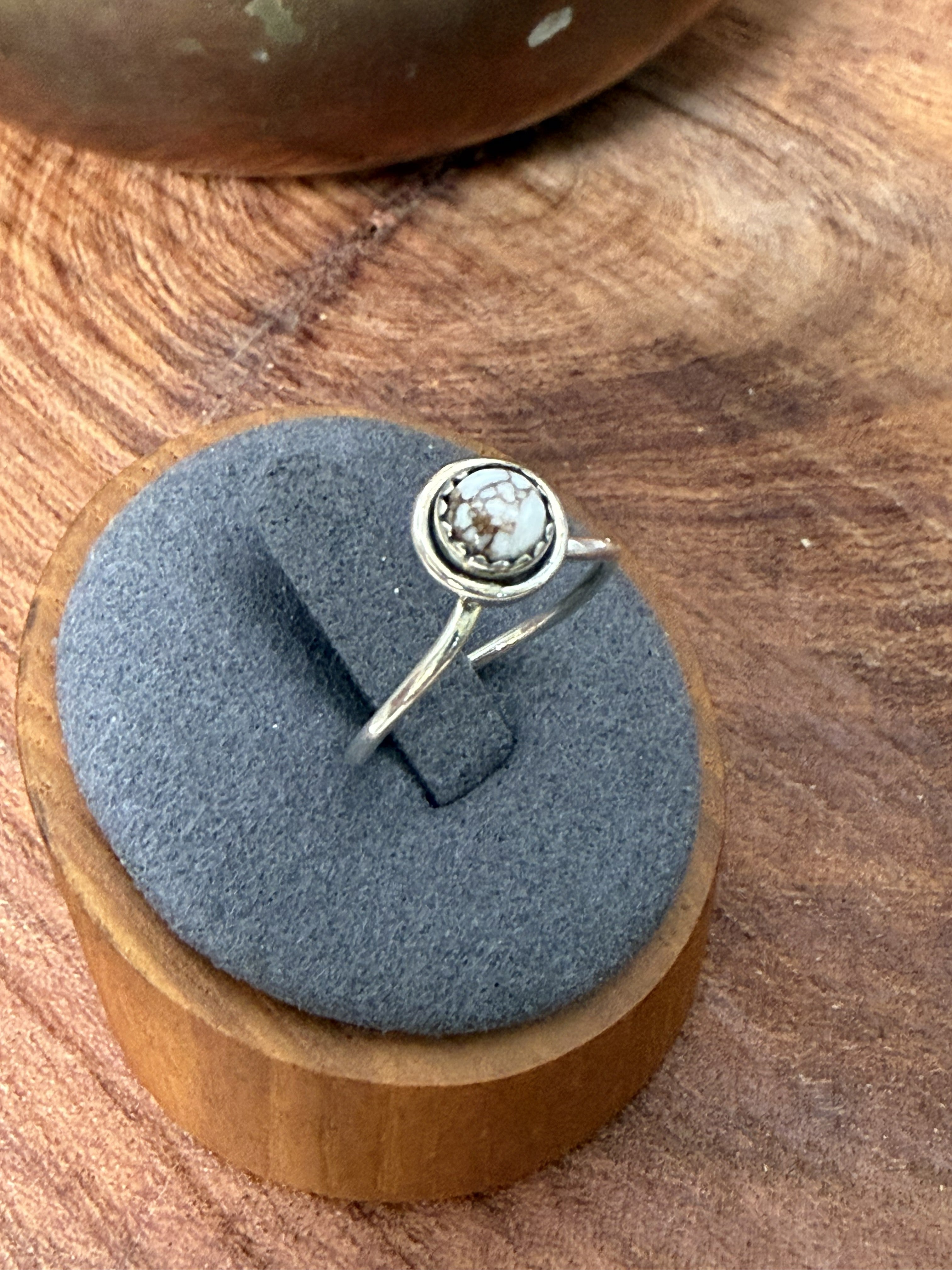 Sterling Silver Wild Horse Round Ring