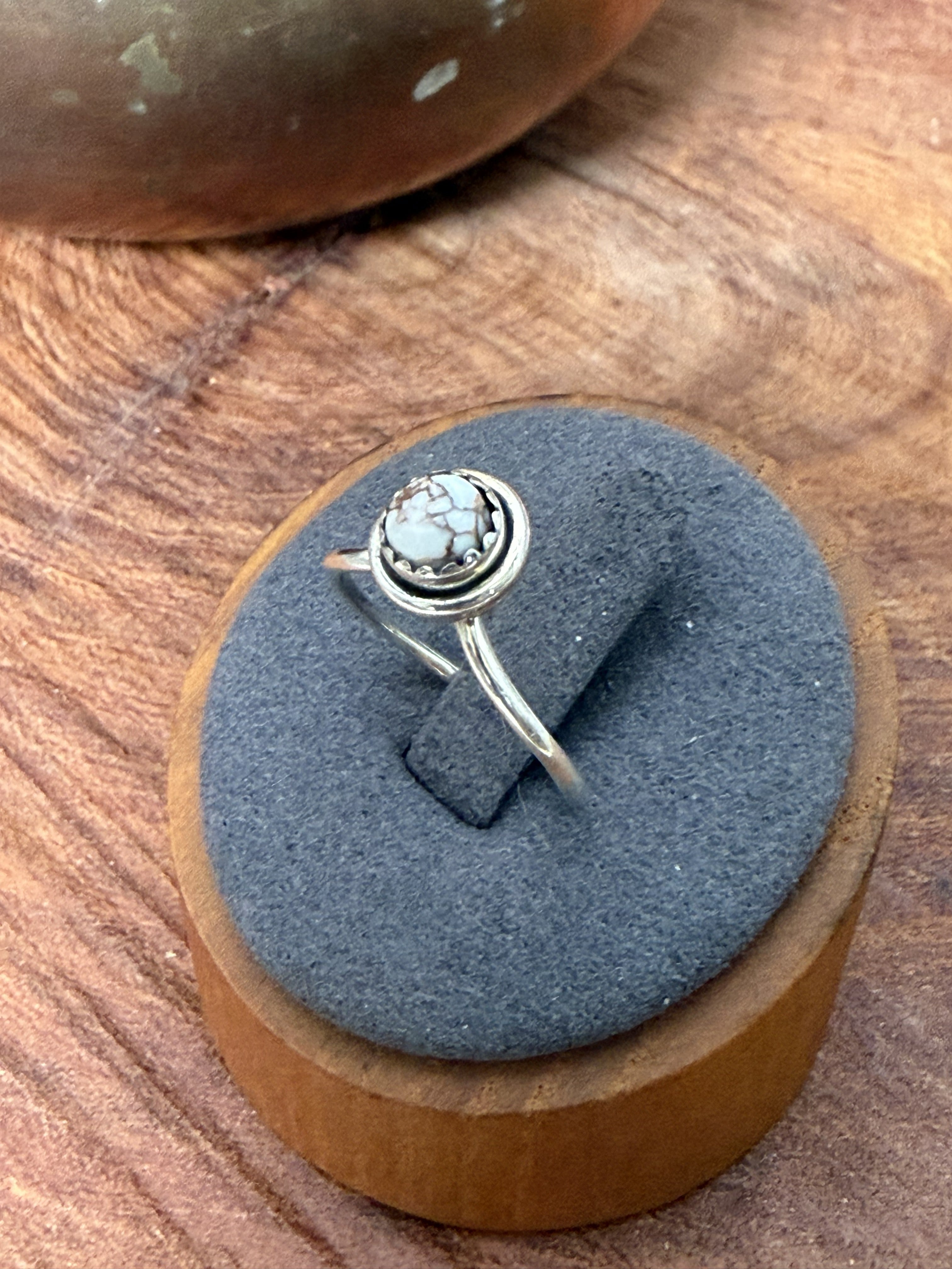 Sterling Silver Wild Horse Round Ring