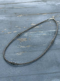 20" + 2" Extender Sterling Silver 3-6mm Graduated Handstrung Pearls