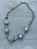 *Native American Made* Navajo Agustin Largo:  Mine #8 16" Choker