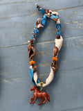 Twilly with Acrylic Horse Pendant (Different Colors Available)