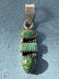 Small Three Stone Sonoran Turquoise Charm