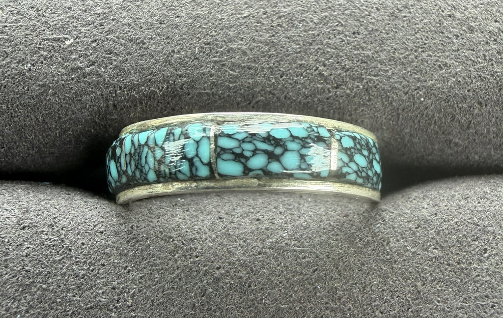 *Native American Made*  Navajo Debbie Livingstone Prince Turquoise Ring