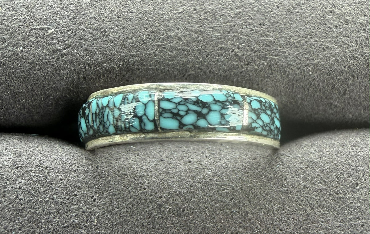 *Native American Made*  Navajo Debbie Livingstone Prince Turquoise Ring