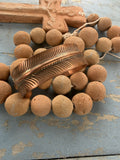 *Native American Made*  Navajo Aaron Davis Feather Copper Bracelet