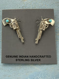 *Native American Made*  Navajo Robby Manuelito  Pistol Earrings
