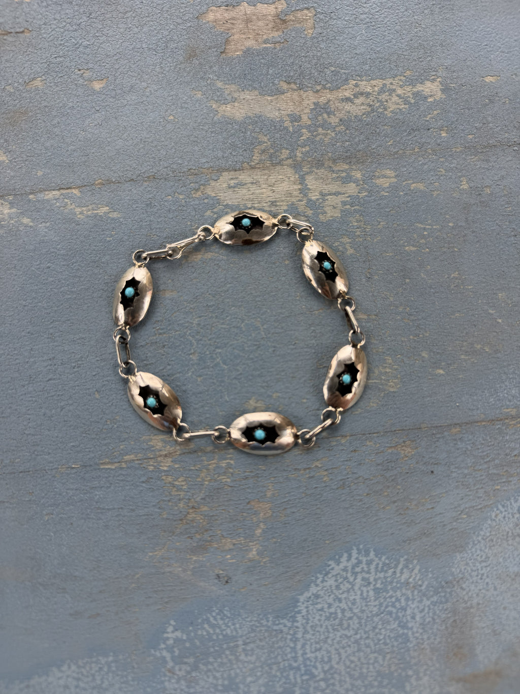 *Native American Made* Navajo David L. Morgan Shadow Box Bracelet