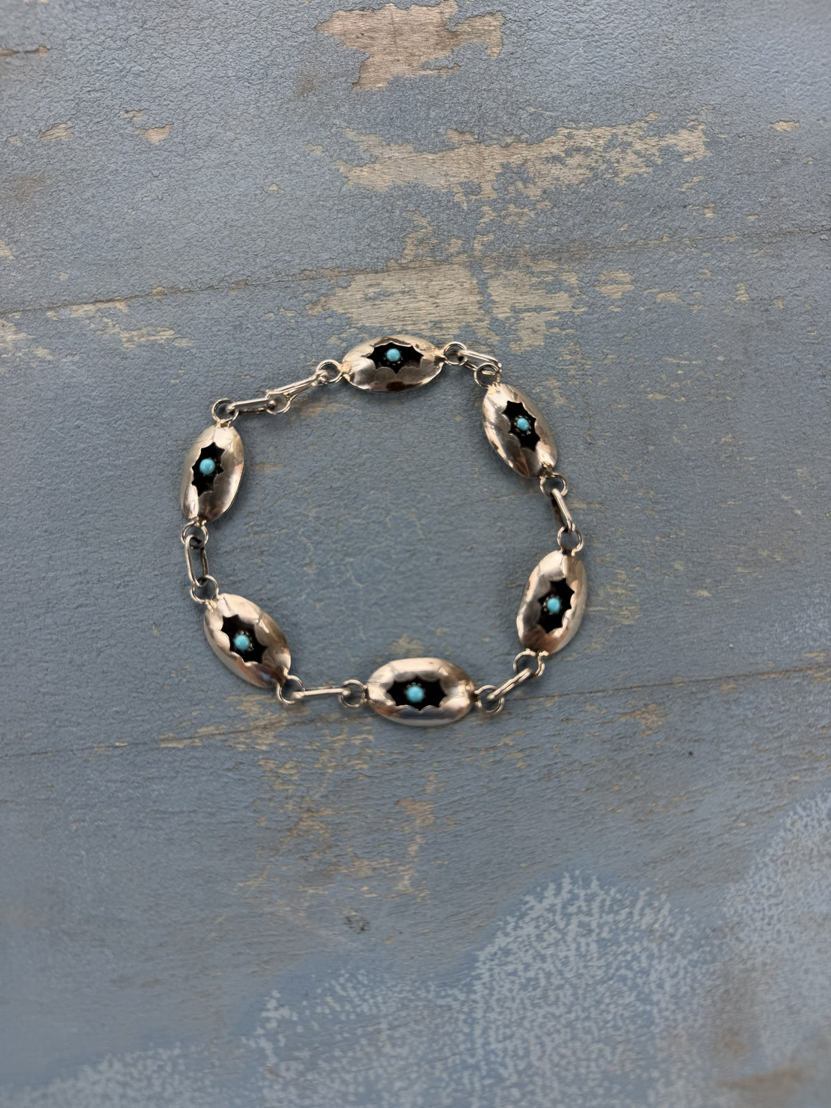 *Native American Made* Navajo David L. Morgan Shadow Box Bracelet