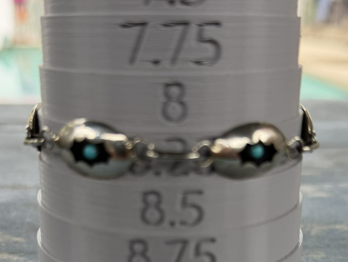 *Native American Made* Navajo David L. Morgan Shadow Box Bracelet