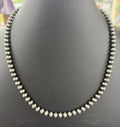 *Native American Hand Strung* 6mm Desert Pearl Necklace