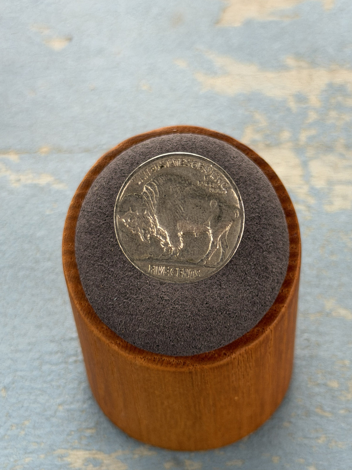Indian/Buffalo Nickel Steel Adjustable Ring
